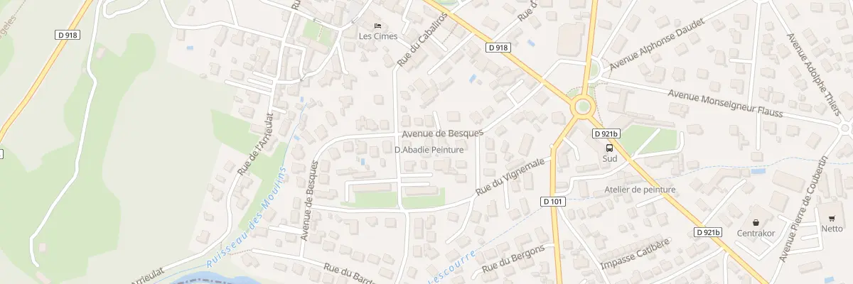 Plan du 13 Av Besques à Argelès-Gazost