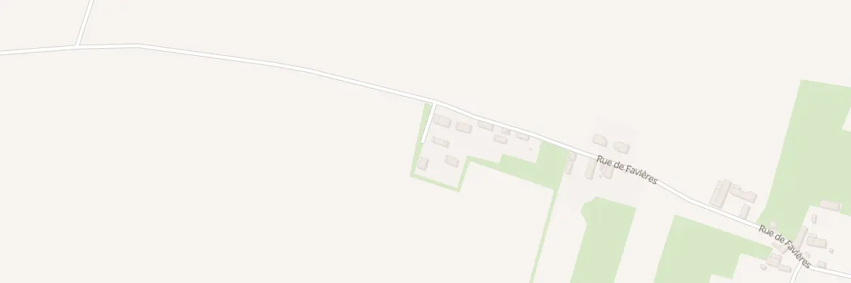 Plan du 29 Rue de Favières à Vendeuvre