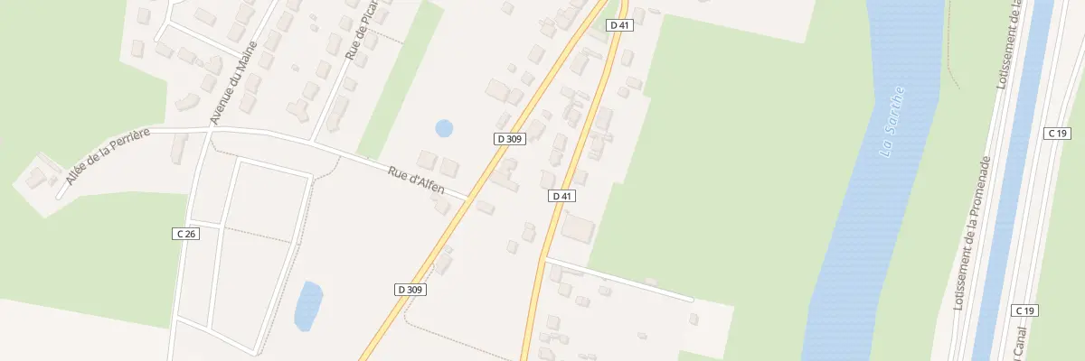 Plan du 8 Rue du Onze Novembre à Noyen-sur-Sarthe