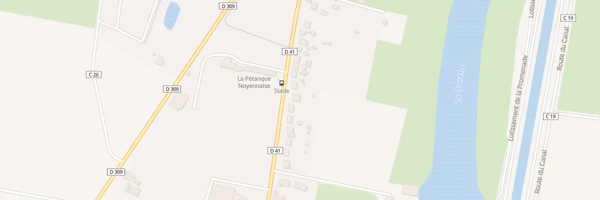 Plan du 39 Rue du Onze Novembre à Noyen-sur-Sarthe