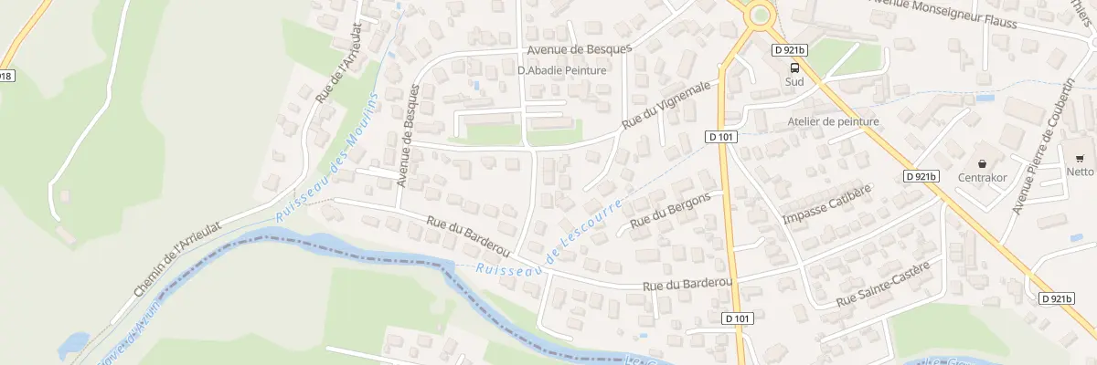 Plan du 21 Rue du Cabaliros à Argelès-Gazost