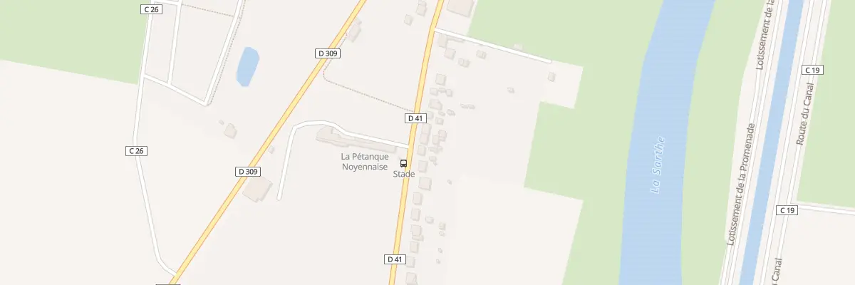 Plan du 33 Rue du Onze Novembre à Noyen-sur-Sarthe