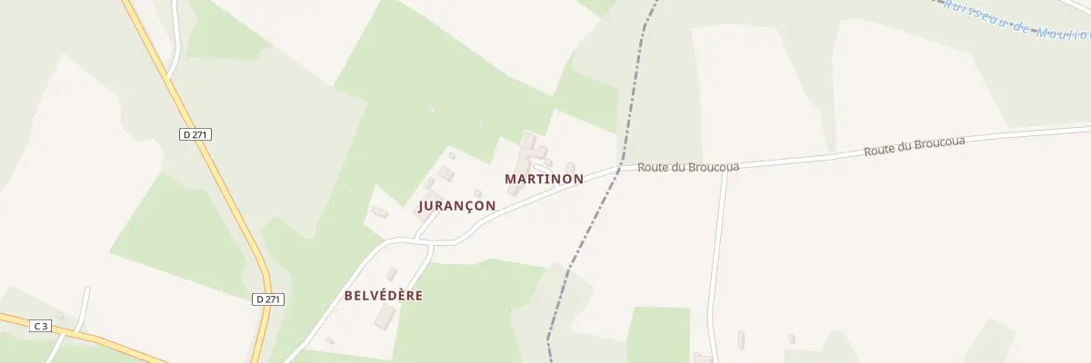 Plan du 5079 A Martinon à Maupas