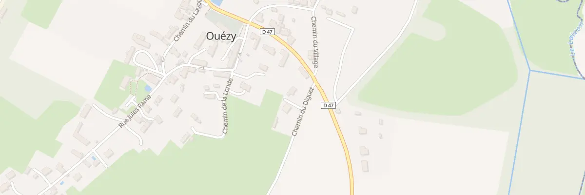 Plan du 1 Che du Diguet à Ouézy