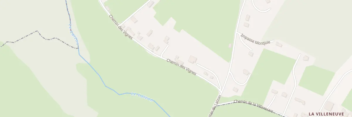 Plan du 3 Che des Vignes à Ouézy
