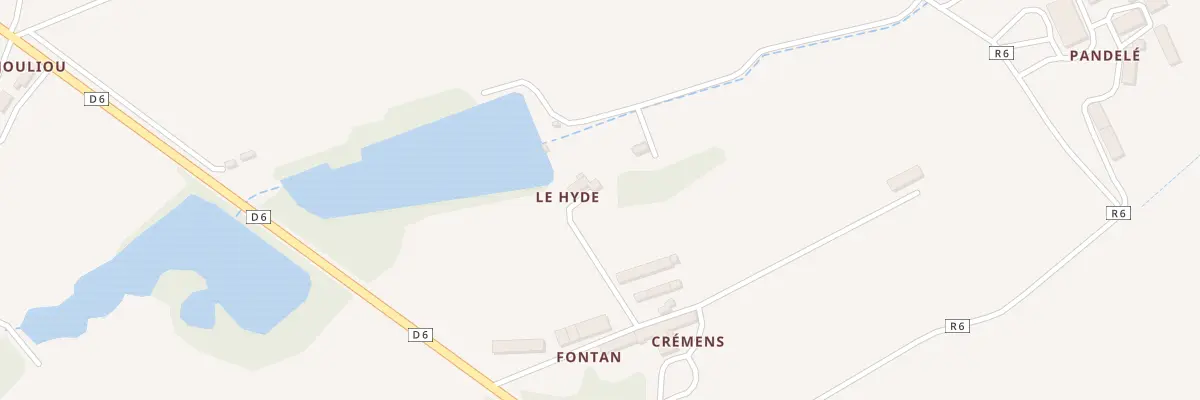 Plan du 35 Rte du Houga à Magnan