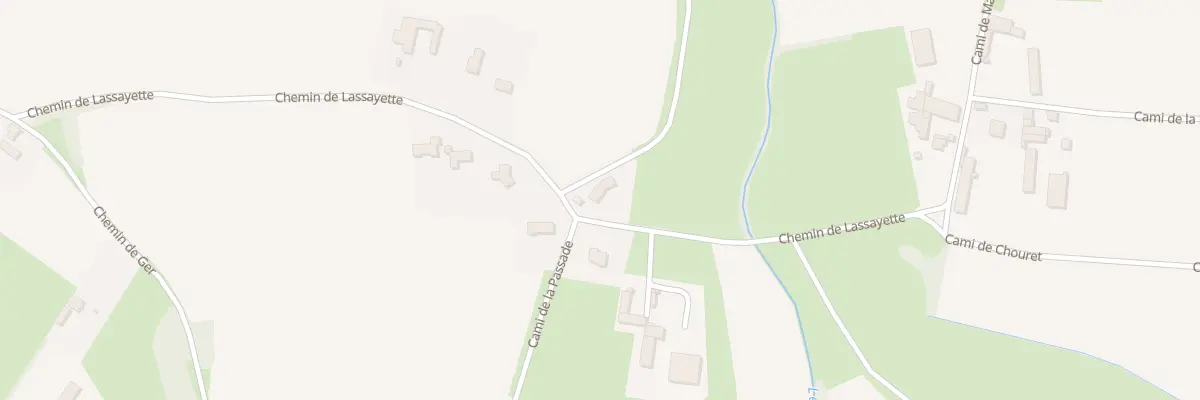 Plan du 15 Che de Lassayette à Gardères