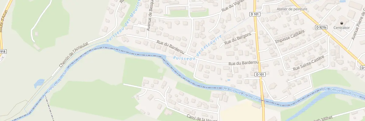 Plan du 23 Rue du Barderou à Argelès-Gazost