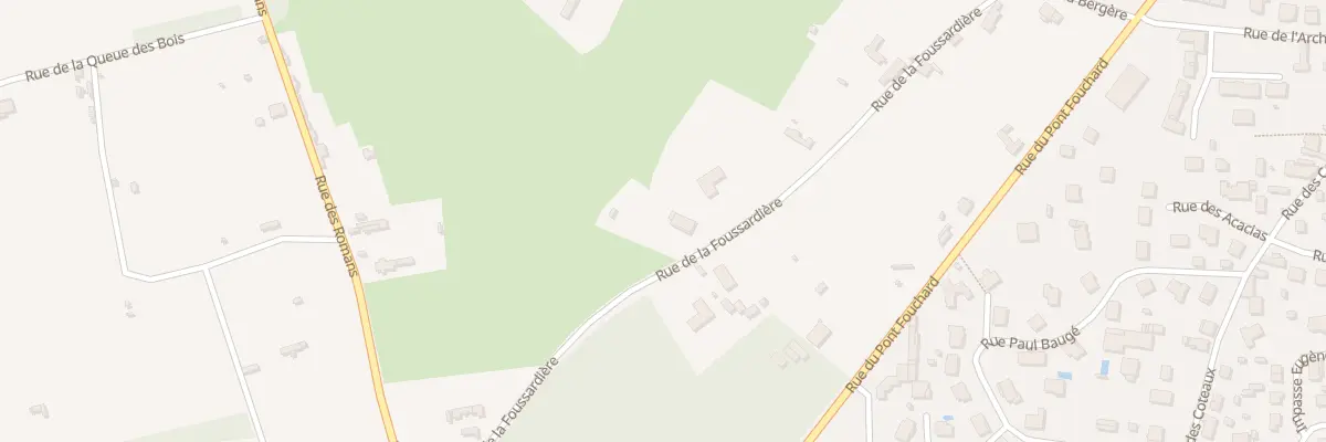 Plan du 9002 Rue de la Foussardière à Saumur
