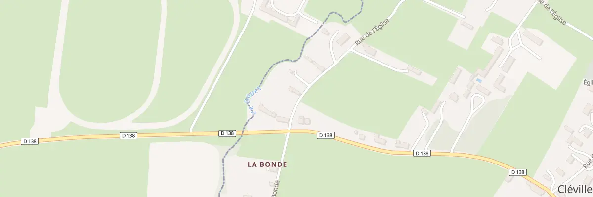 Plan du 5020 La Bonde à Cléville