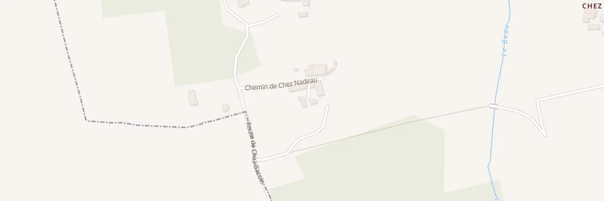 Plan du 5070 Chez Nadeau à Challignac