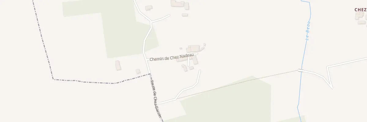 Plan du 5069 Chez Nadeau à Challignac