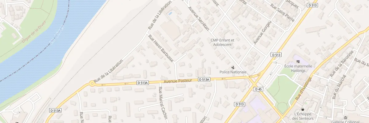 Plan du 20 Rue Henri Barbusse à Dives-sur-Mer