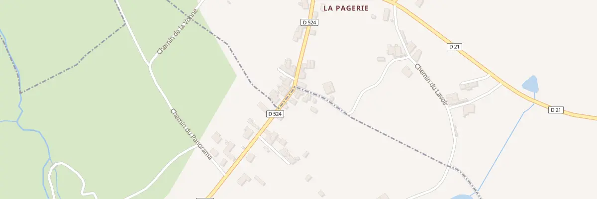Plan du 2 Rte de la Pagerie aux Châteliers