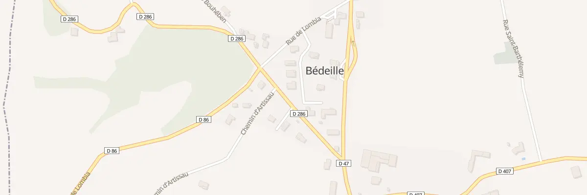 Plan du 8 All des Mésanges à Bédeille