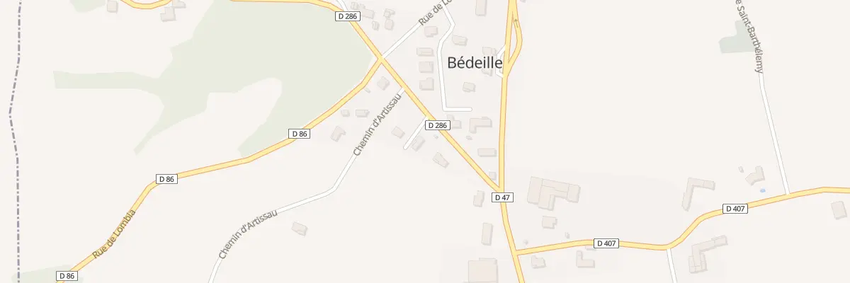 Plan du 1 Che de Pierrine à Bédeille