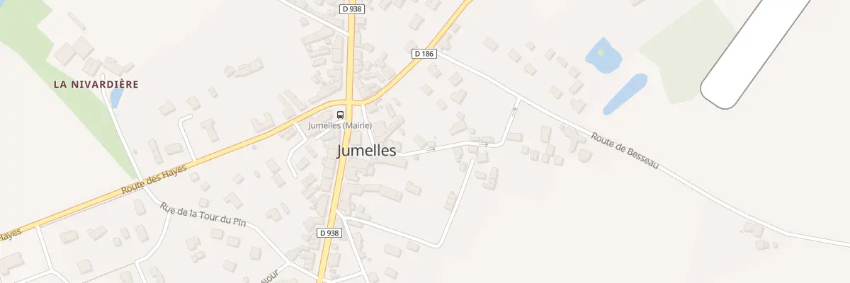 Plan du 25 Rue de la Gilloterie à Longué-Jumelles
