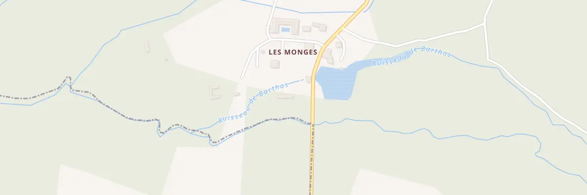 Plan du 9003 Les Monges à Lerm-et-Musset
