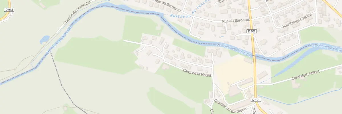 Plan du 9 Qua du Barderou à Lau-Balagnas