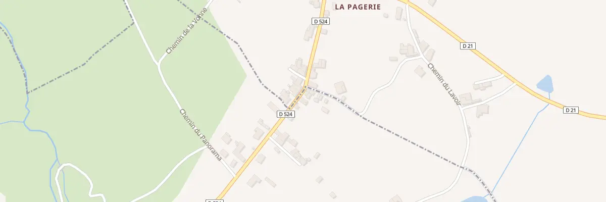 Plan du 4 Rte de la Pagerie aux Châteliers