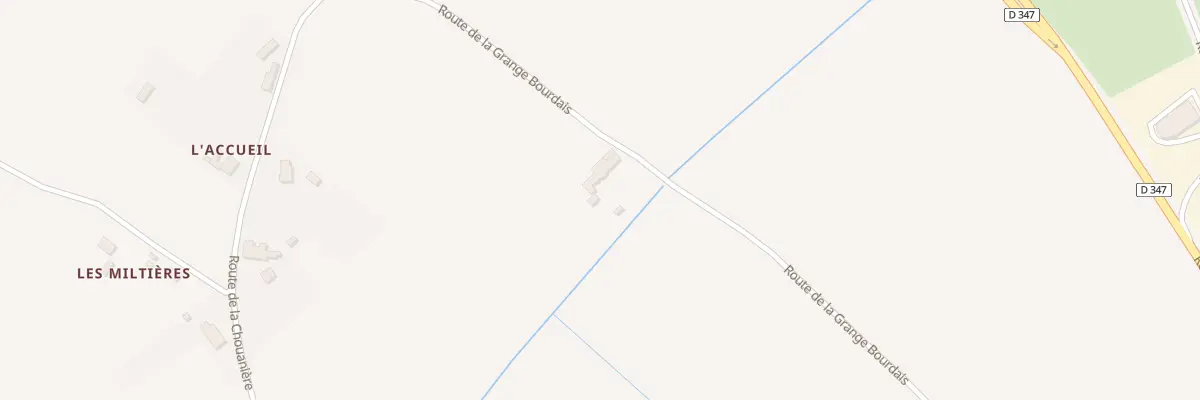 Plan du 280 Rte de la Grange Bourdais à Longué-Jumelles