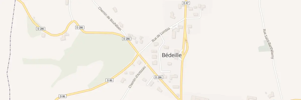 Plan du 4 All des Mésanges à Bédeille