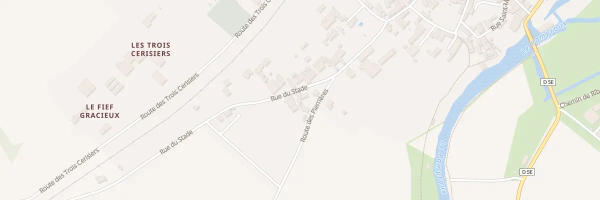 Plan du 5 Rue du Stade à Salles