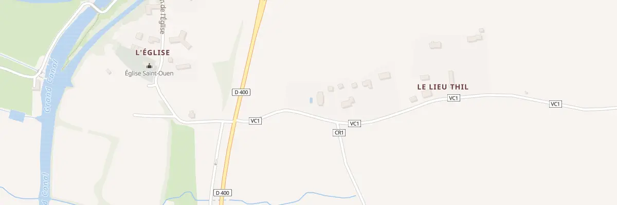 Plan du 582 Che du Lieu Thil à Périers-en-Auge
