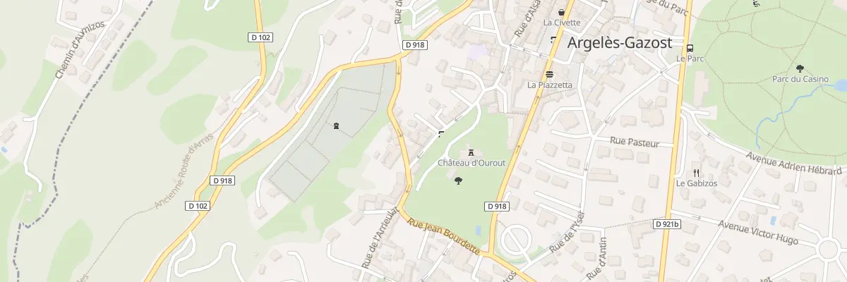 Plan du 34 Rue de Roquette Buisson à Argelès-Gazost