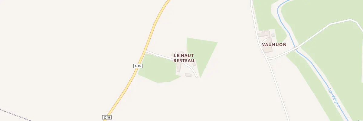 Plan du 1 Le Haut Berteau à Ruillé-en-Champagne
