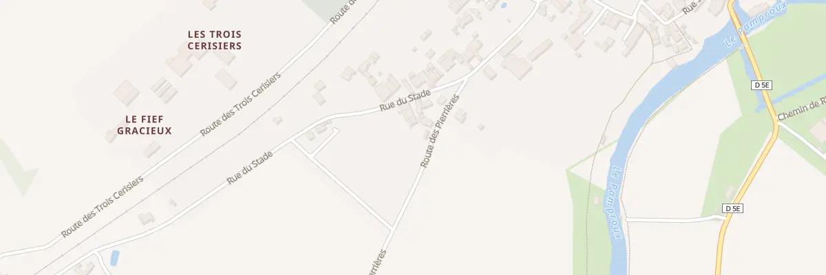 Plan du 8 Rte des Pierrières à Salles
