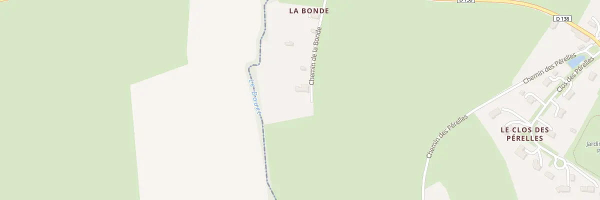 Plan du 5016 La Bonde à Cléville