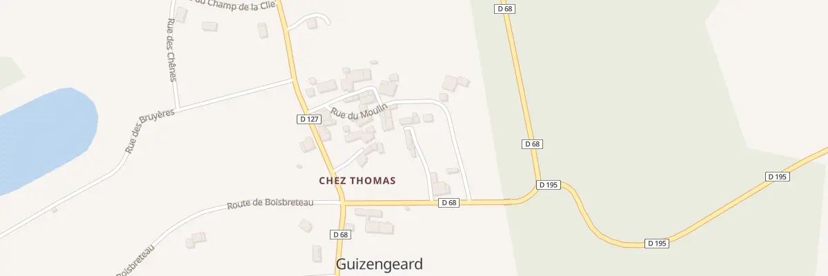 Plan du 5003 Chez Thomas à Guizengeard
