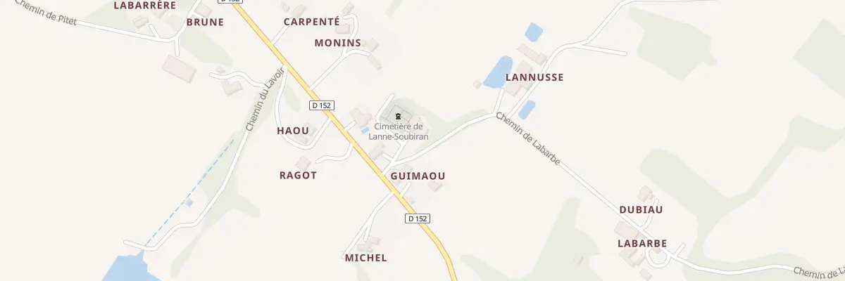 Plan du 53 Pl de l’Eglise à Lanne-Soubiran