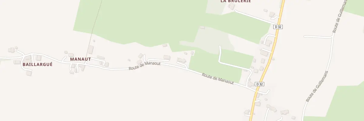 Plan du 20 Rte de Manaout à Estang