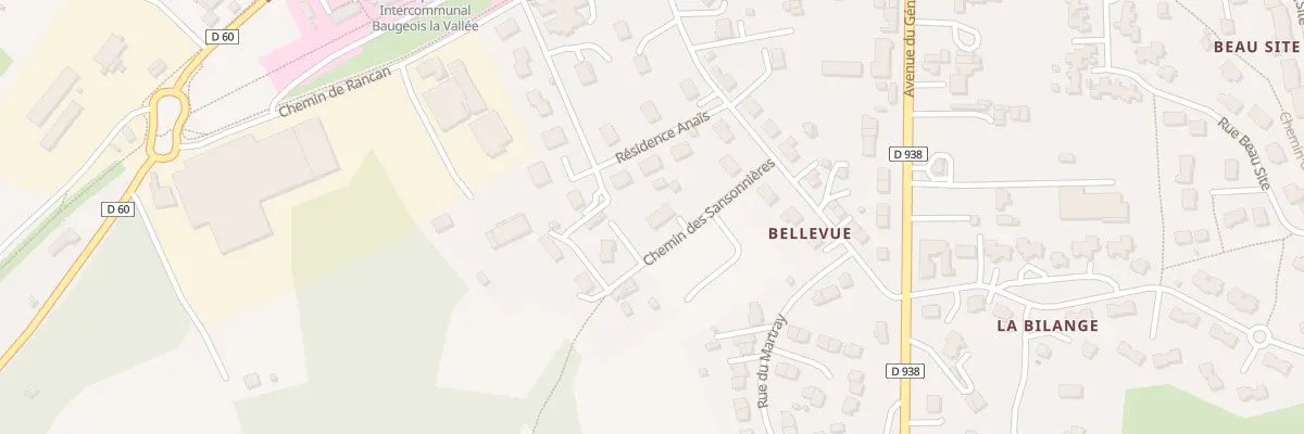 Plan du 3 Che des Sansonnières à Baugé-en-Anjou