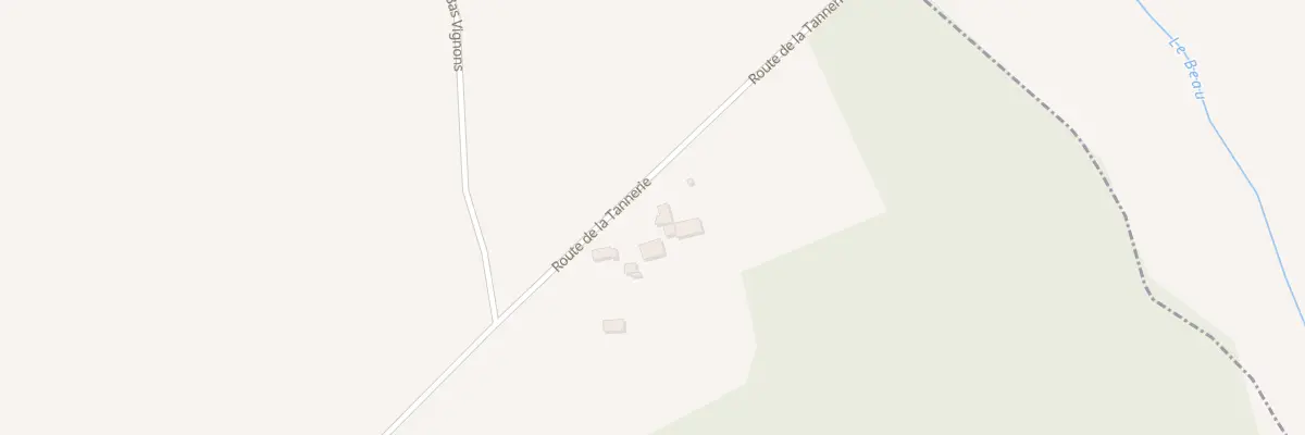 Plan du 8 Rte de la Tannerie à Condéon