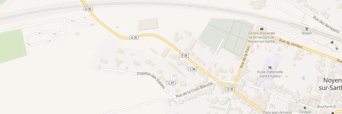 Plan du 31 Rue de la Croix Fleurie à Noyen-sur-Sarthe