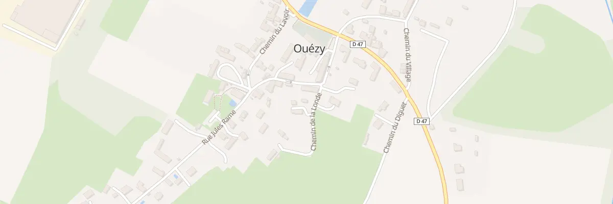 Plan du 1 Che de la Londe à Ouézy