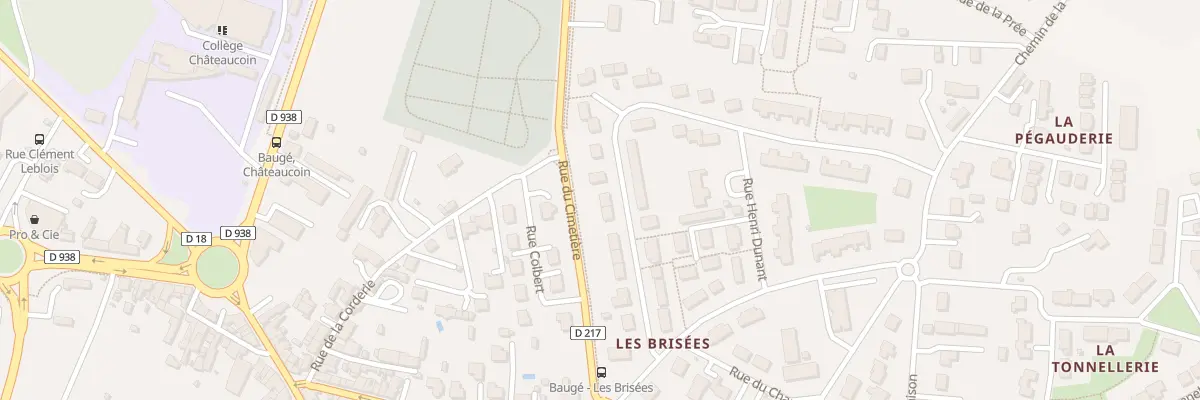 Plan du 16 Rue de Milngavie à Baugé-en-Anjou
