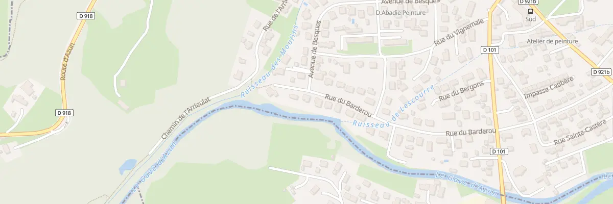 Plan du 35 Rue du Barderou à Argelès-Gazost