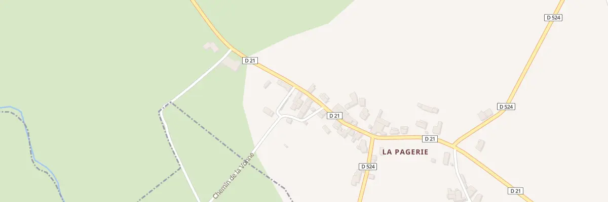 Plan du 5680 La Pagerie à Vasles