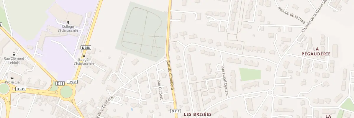 Plan du 20 Rue de Milngavie à Baugé-en-Anjou