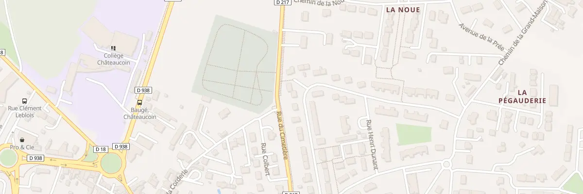 Plan du 22 Rue de Milngavie à Baugé-en-Anjou