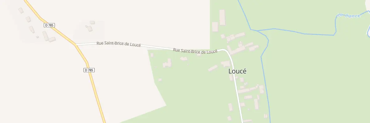 Plan du 6 Rue St Brice de Louce à Écouché-les-Vallées