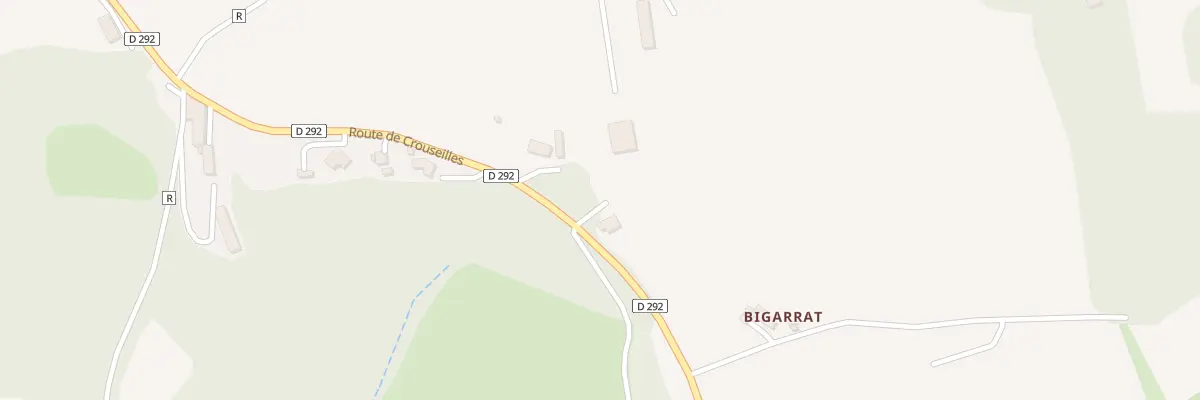 Plan du 9 Rte de Crouseilles à Arrosès