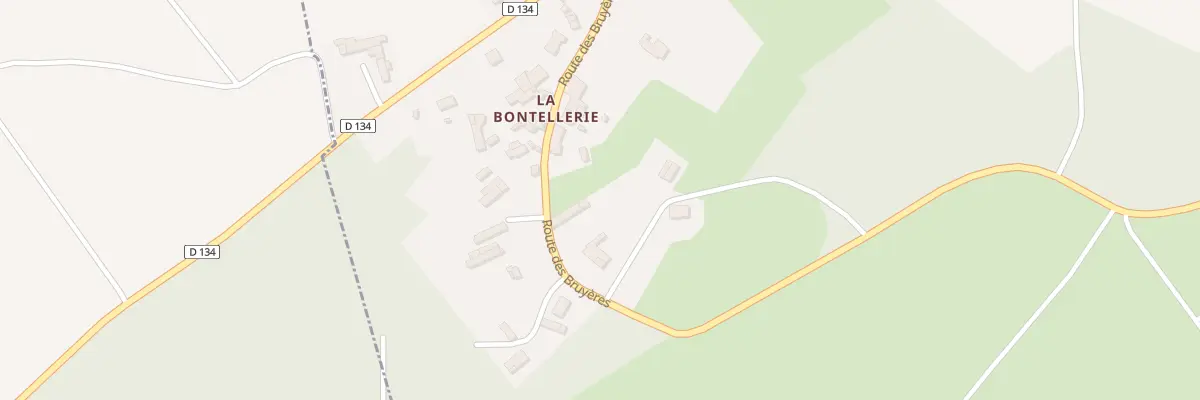 Plan du 8 Rte des Bruyères à Pressigny
