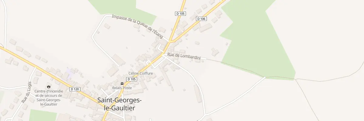 Plan du 1 Rue du Clos du Verger à Saint-Georges-le-Gaultier