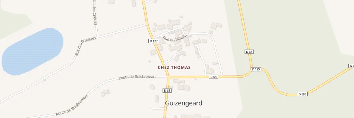 Plan du 5081 Chez Thomas à Guizengeard