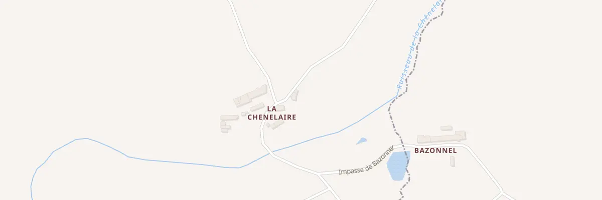 Plan du 6 La Chénelaire à Lalacelle